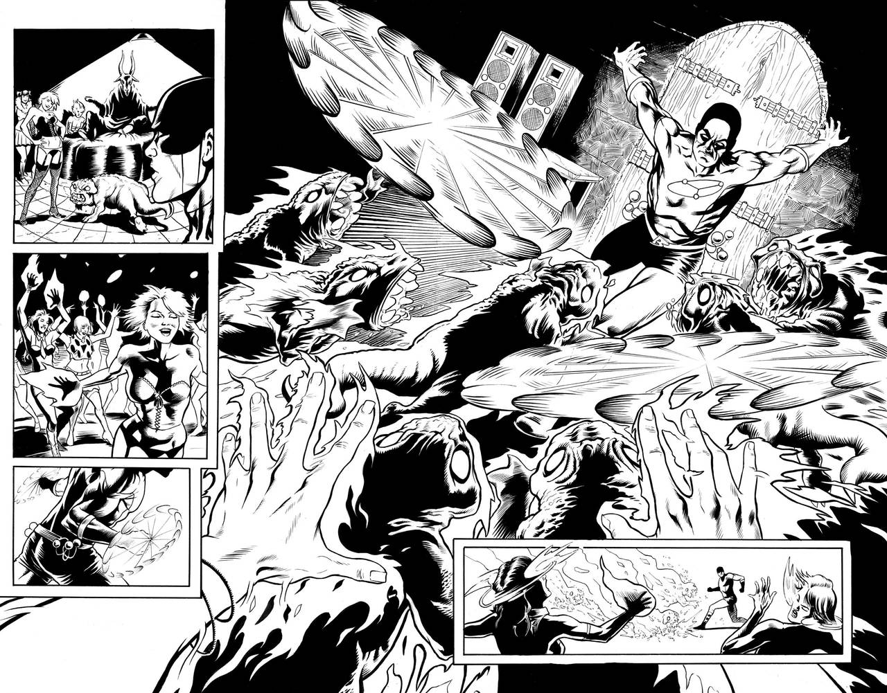 Bola Page 4-5 Inks by craigcermak