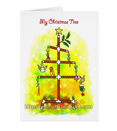 My Christmas tree greeting card