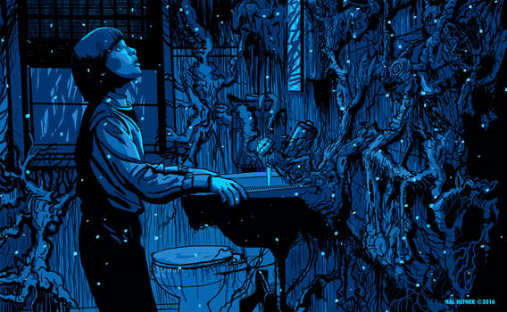 WILL - STRANGER THINGS - THE UPSIDE DOWN BATHROOM by HalHefnerART