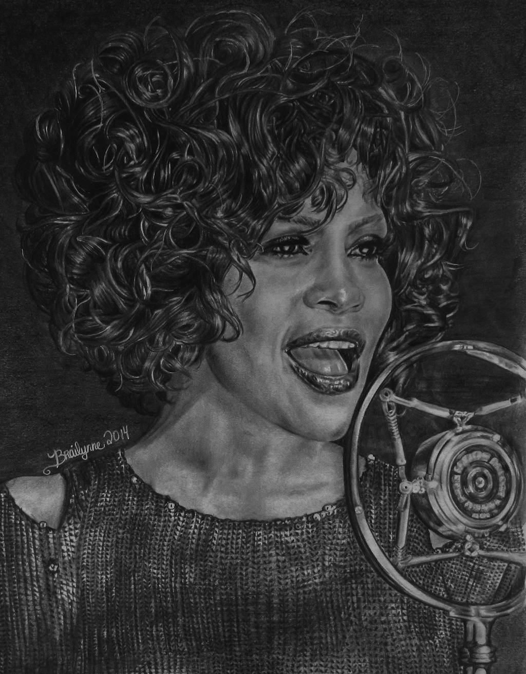Whitney Houston by brailynne