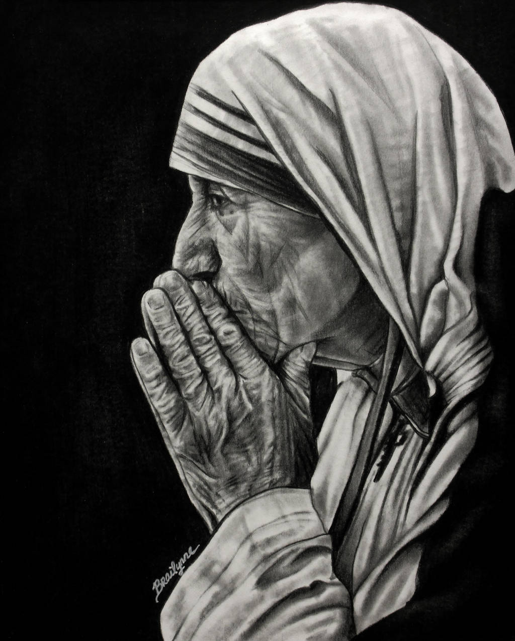 St. Teresa of Calcutta by brailynne