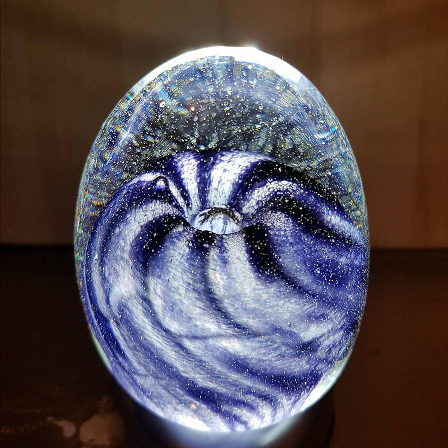 Voidblossom glass ornament by fairyfrog