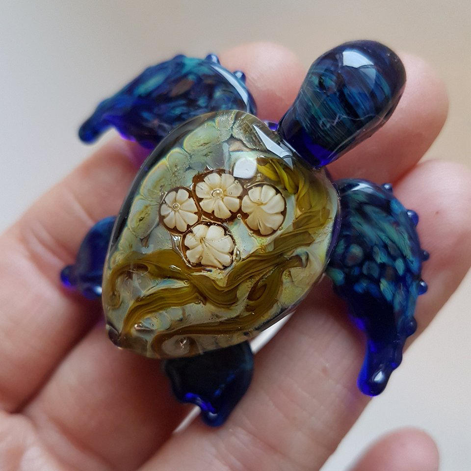 Sea Turtle pendant by fairyfrog