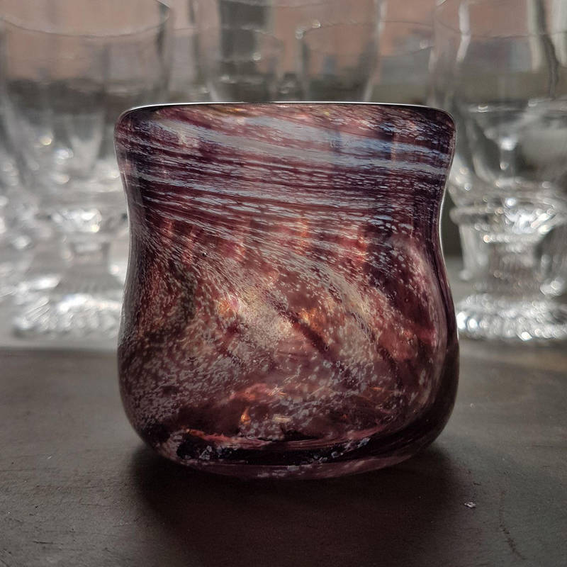 Purple and white glass by fairyfrog
