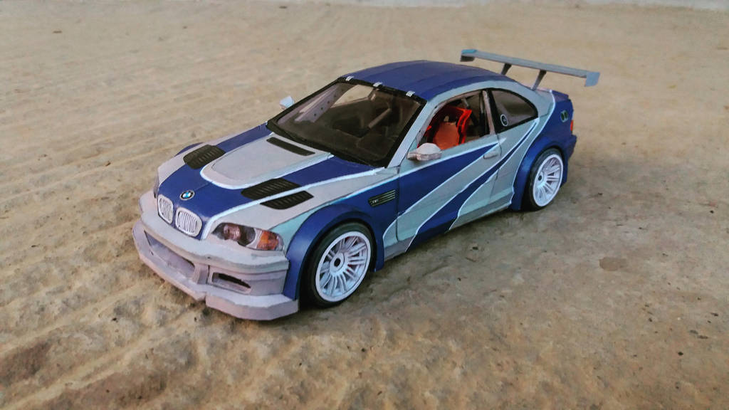 Bmw M3 Gtr E46 Paper Model By Theroyalandrew On Deviantart