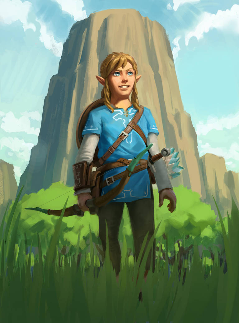 The Legend of Zelda: Breath of the Wild - fanart by JordyLakiere
