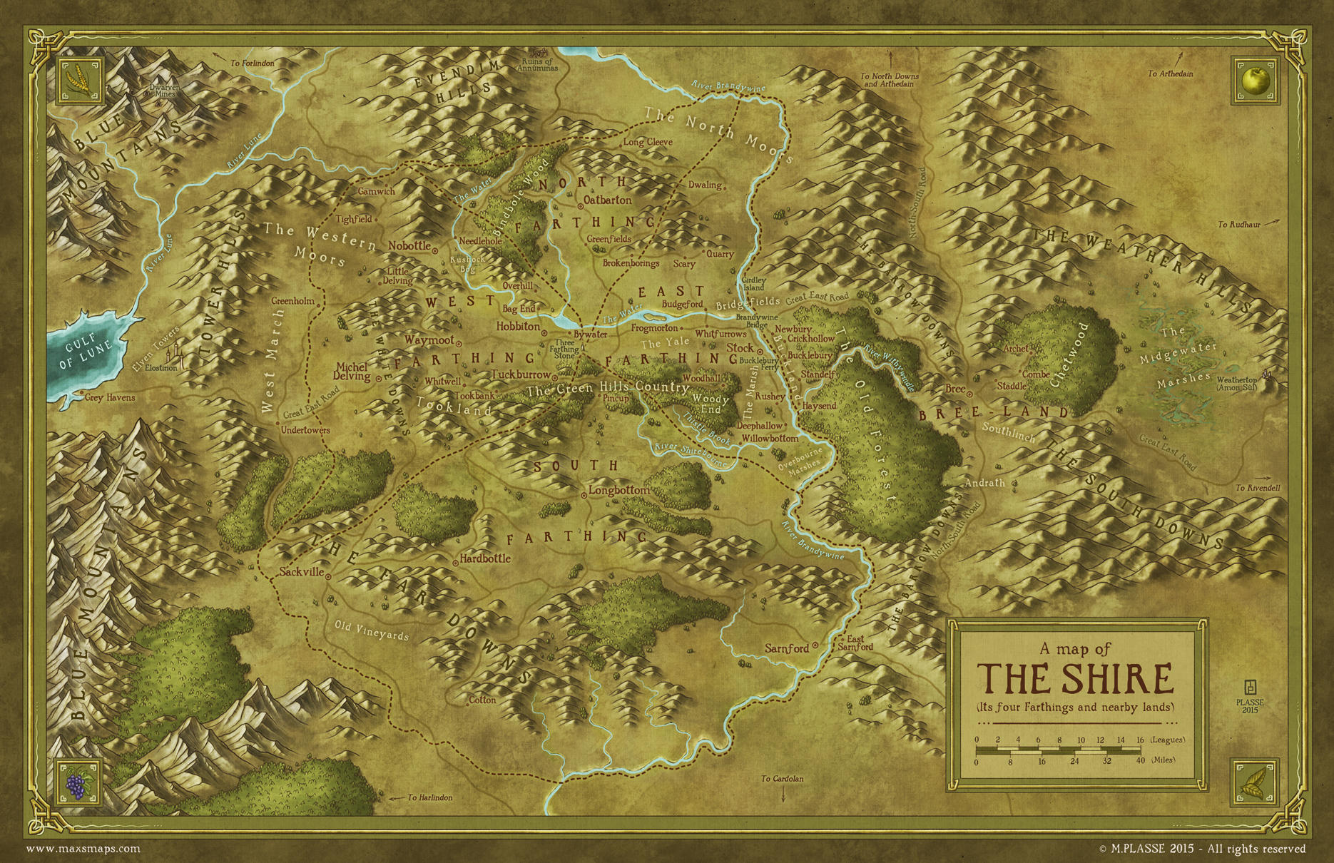The Shire (Middle Earth) by MaximePLASSE