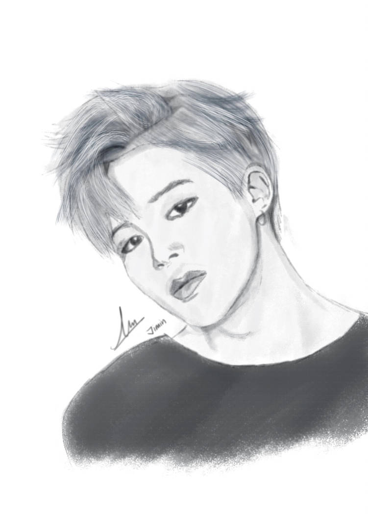 BTS Jimin Drawing by NgooCM on DeviantArt