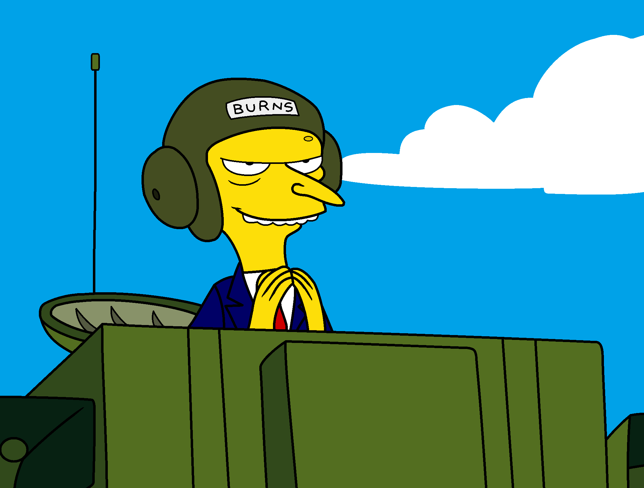Mr Burns In A Tank By MetroXLR On DeviantArt