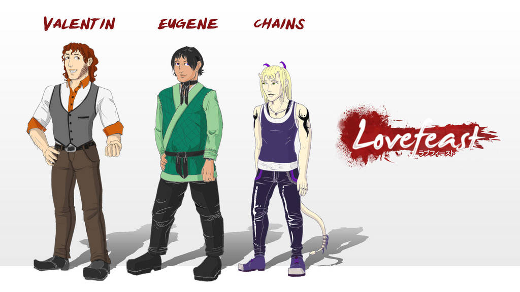 Main Character Color Reference: Val, Yu, + Chains by miluette