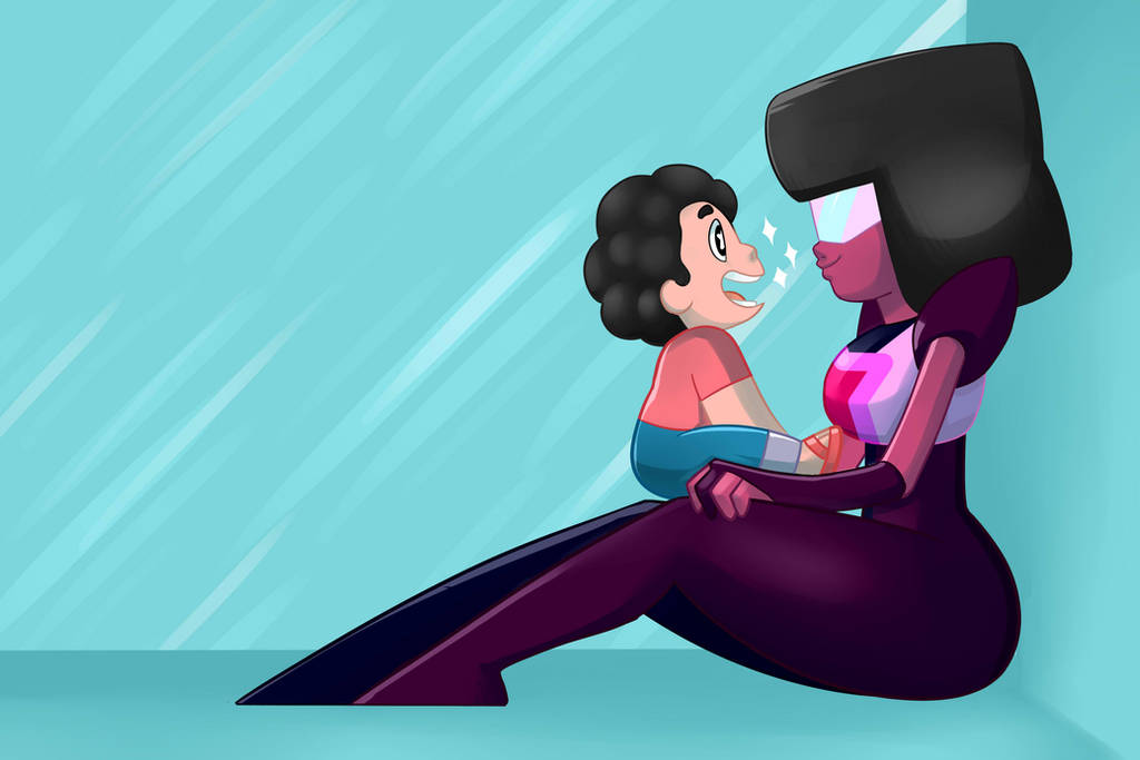 Garnet and Steven. I love the relationship between these two. Just like mother and son.