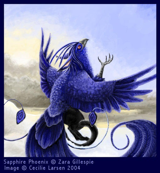 Sapphire Phoenix by tarangryph