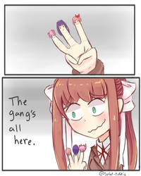 The gang's all here by KirbySorastar