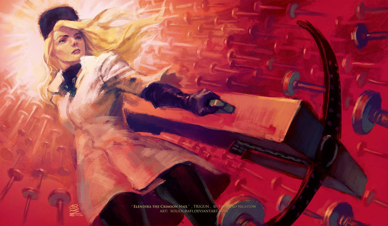 Trigun: Elendira the Crimson Nail by solidgrafi