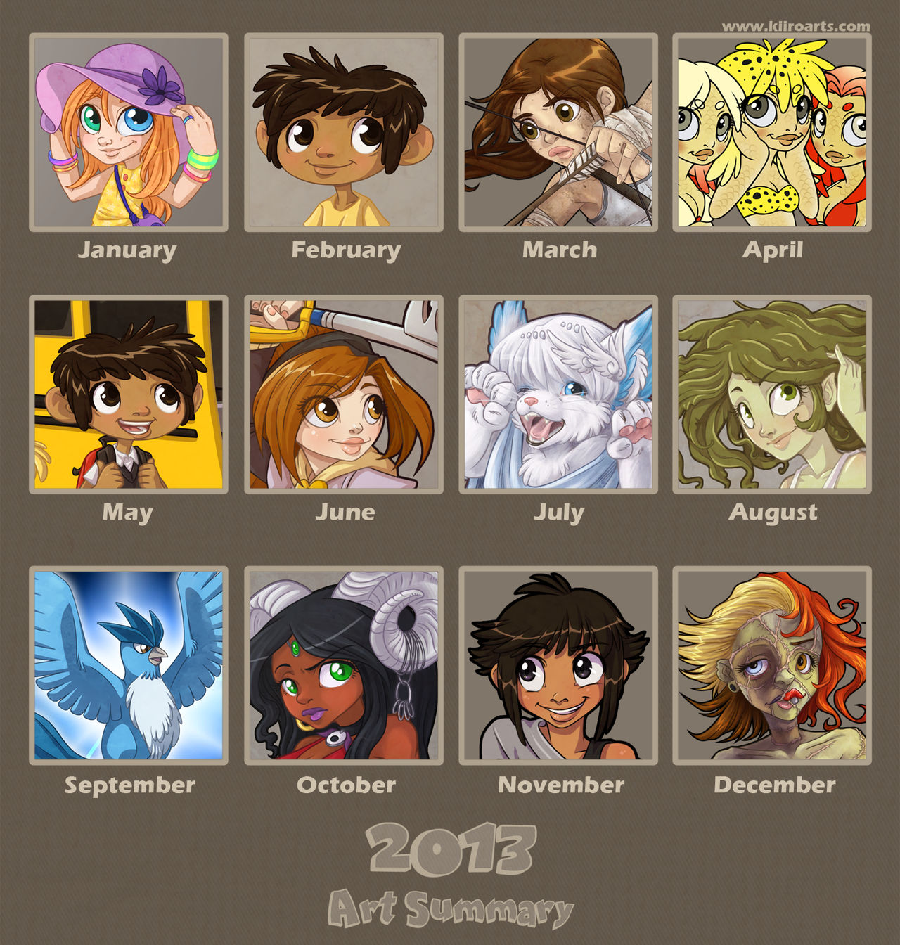 2013 Art Summary by Kiiro-chan