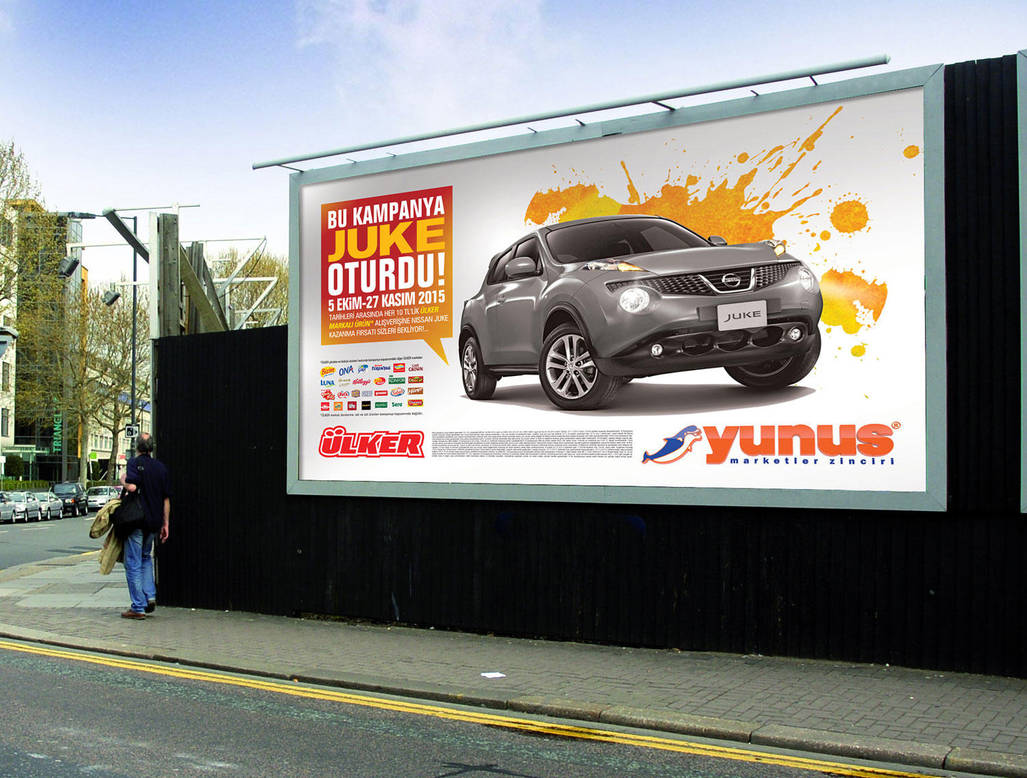 Yunus Market Nissan Juke Kampanyasi Billboard By Caginoz On Deviantart