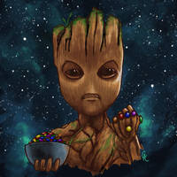 Infinity Groot by calvincavalry