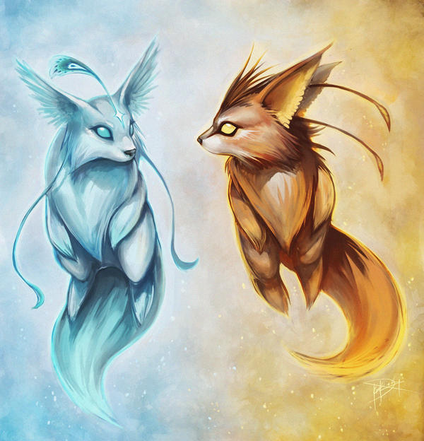 Icefox and Firefox by Ninjatic