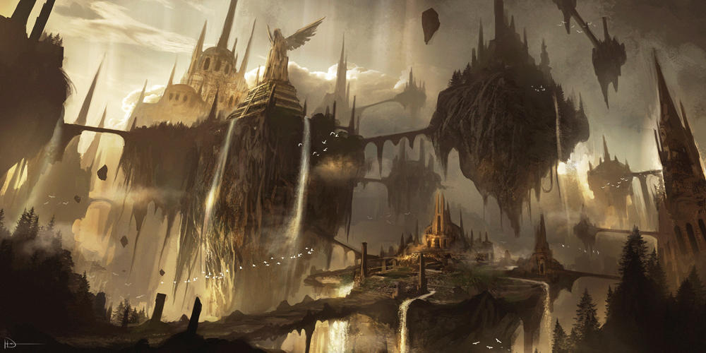 Floating Ruins by Ninjatic
