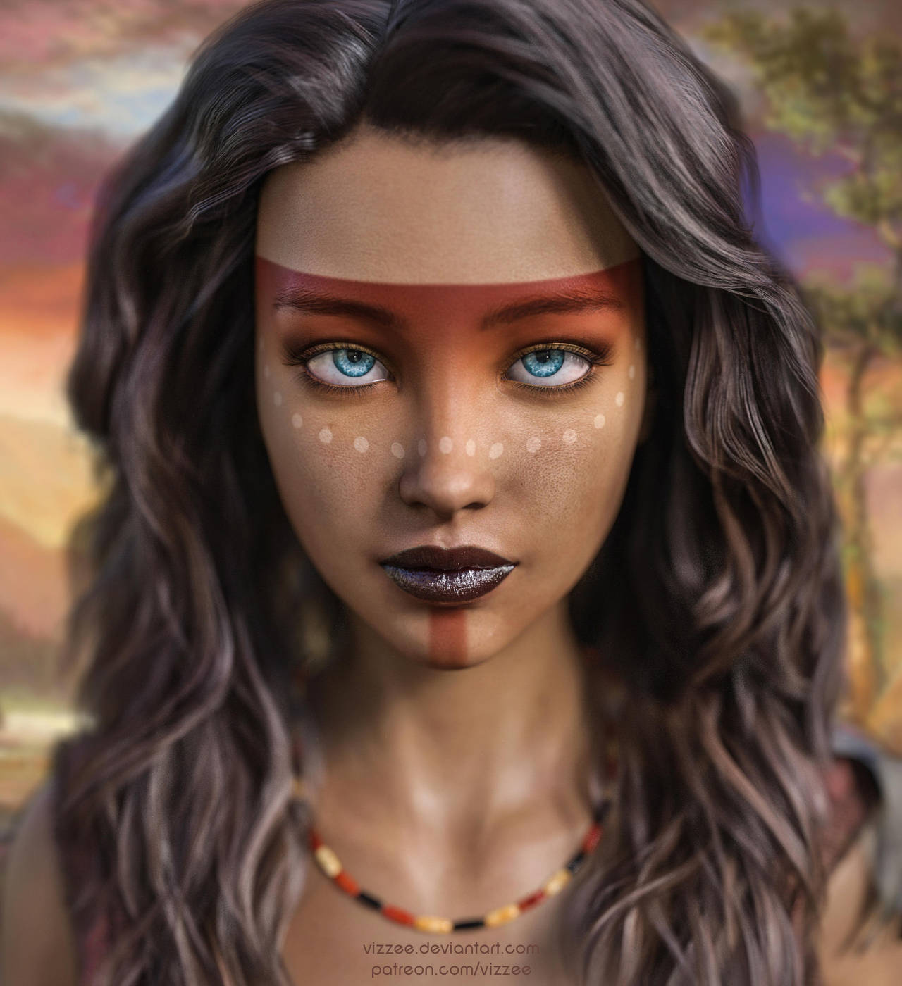 Aponi Portrait by Vizzee