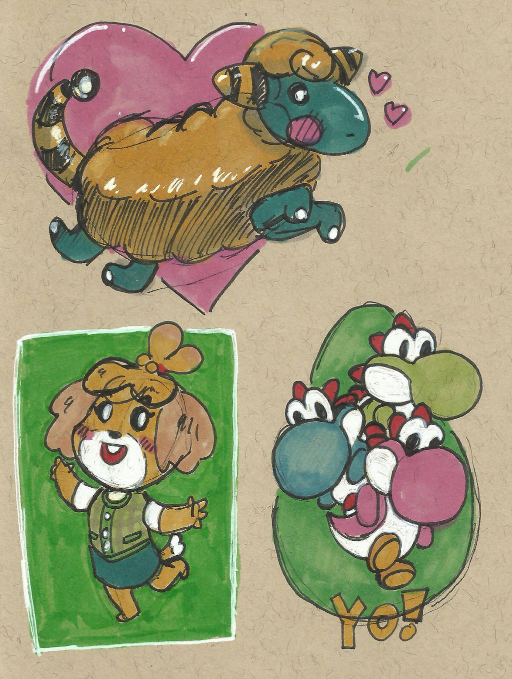 Cute Sketches by TheInsaneDingo