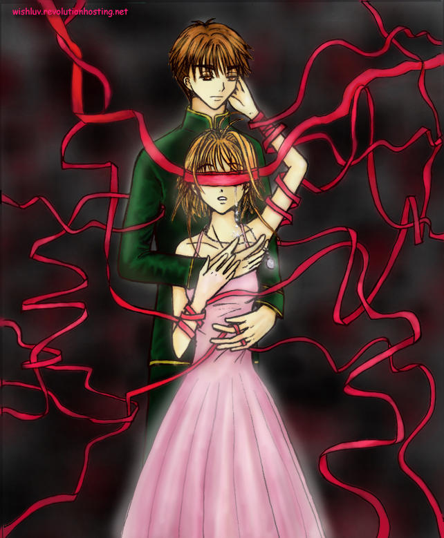 Sakura and Syaoran - Blindfold by wishluv