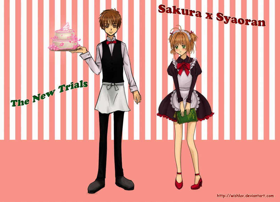 Waiter Syaoran and Sakura by wishluv
