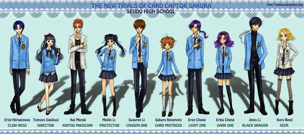 Card Captor Sakura: Seijou High School Ensemble by wishluv