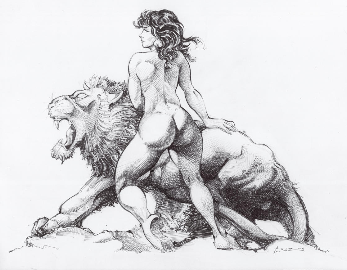 Leon Frazetta by Cruuzetta