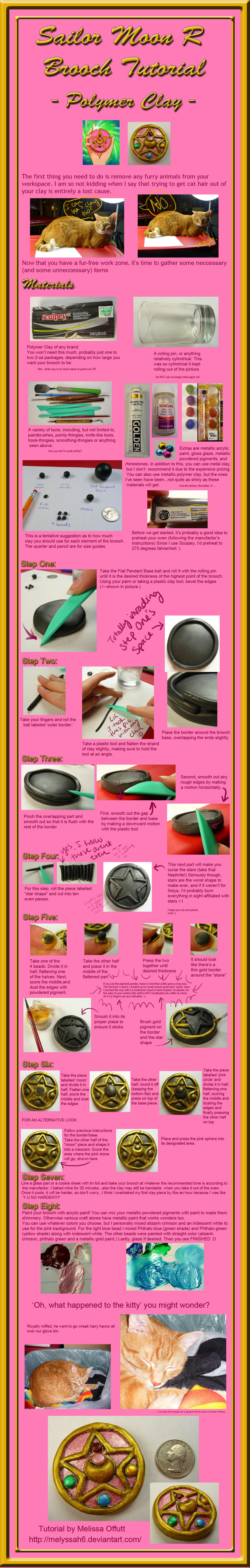 Sailor Moon R Brooch Tutorial by Melyssah6