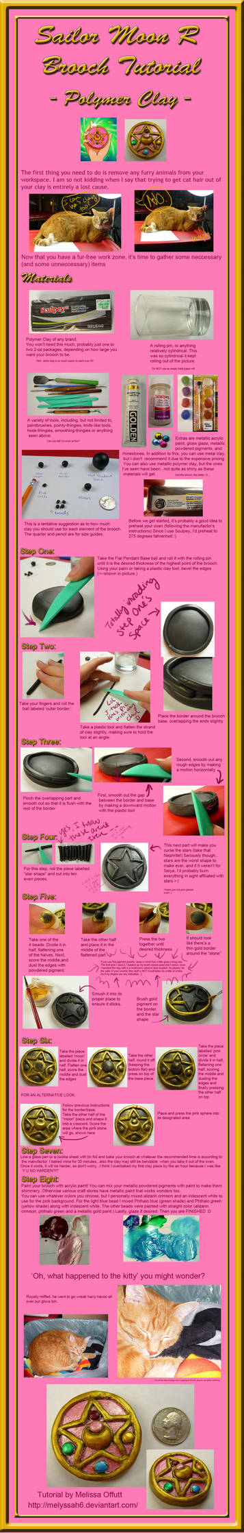 Sailor Moon R Brooch Tutorial by Melyssah6
