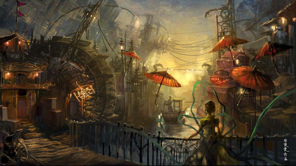 jetsam city II by henryz