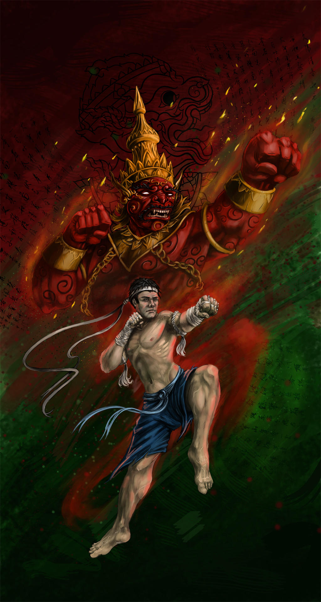 Muay-thai by InsaneInfernO