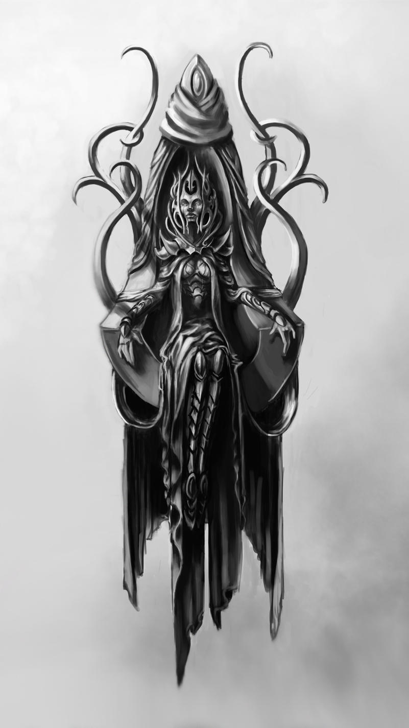 alien queen by InsaneInfernO