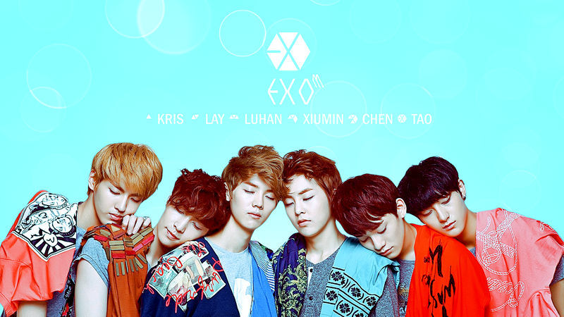 Exo M Simple Wallpaper With Lights By Pocket Girl On Deviantart