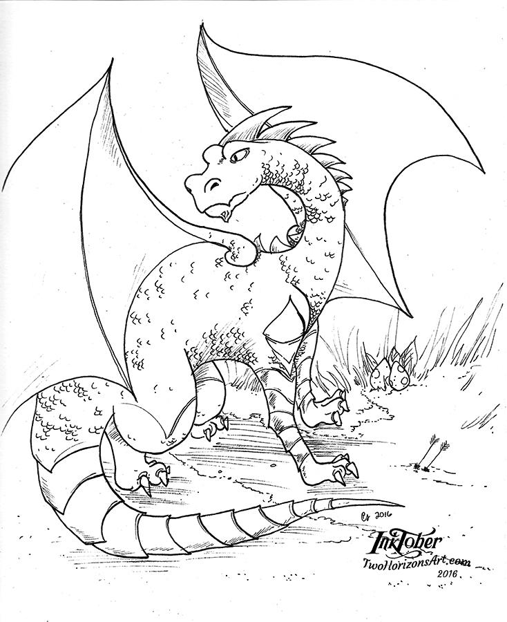 Dragon by TwoHorizonsArt