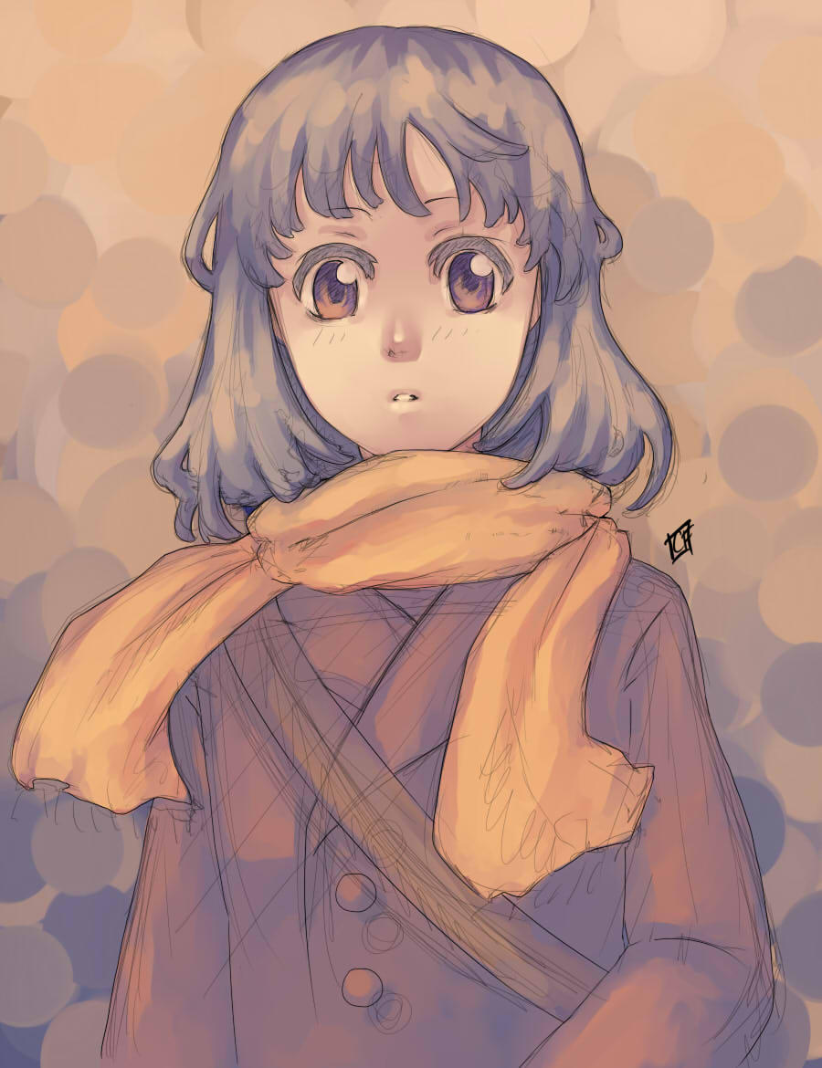 yellow scarf by Xmas1928