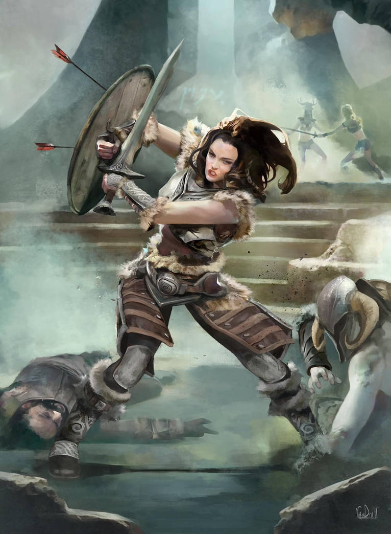2015-lydia Skyrim by Vandrell
