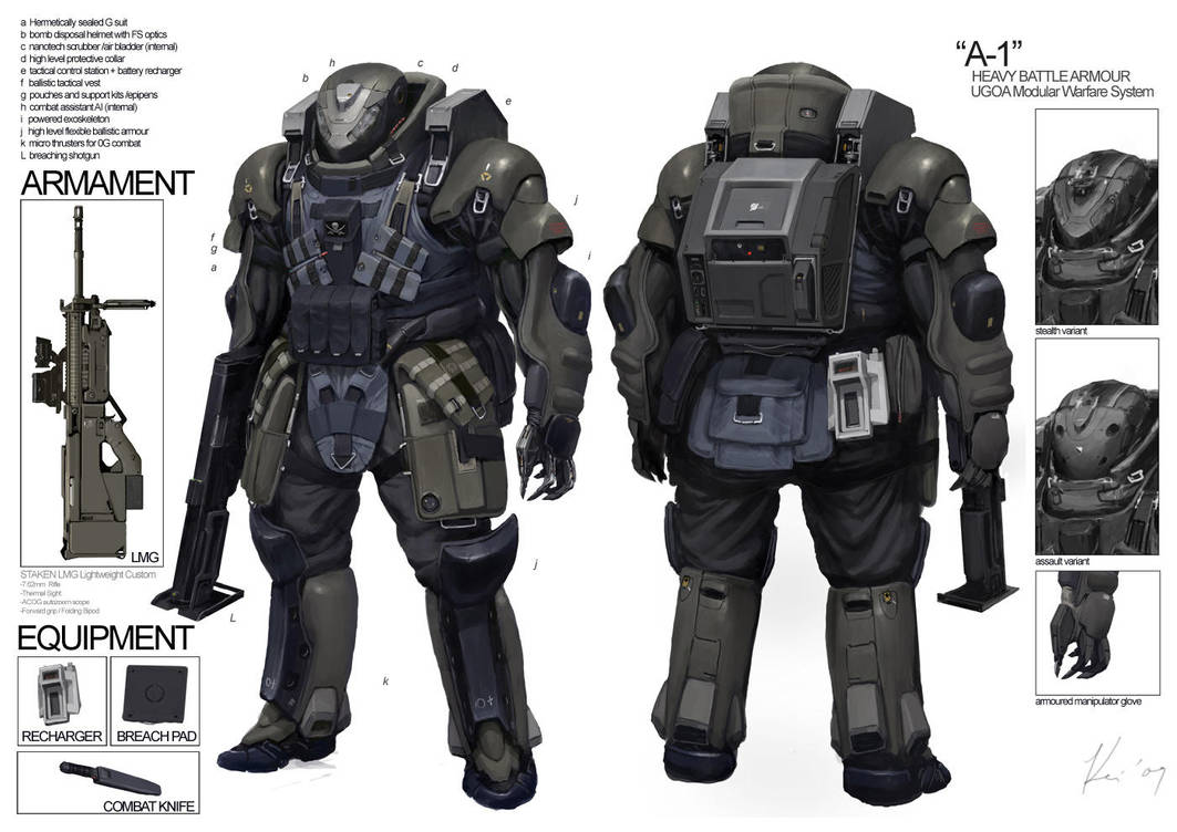 Space Vagabonds: Assaulter by ukitakumuki