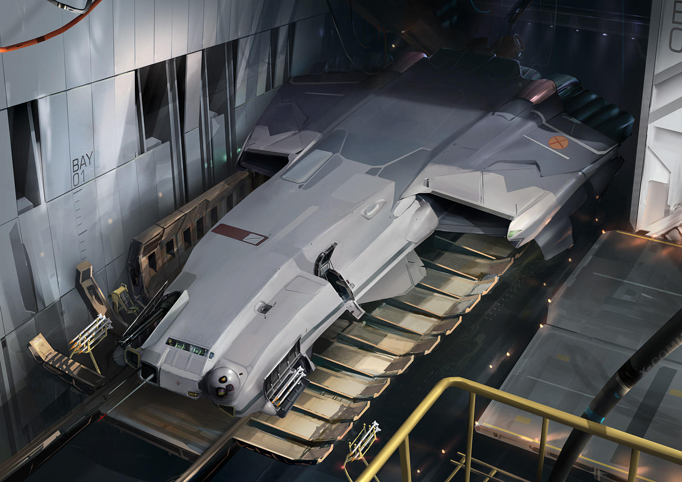 X-COM: DEEP RISING Avenger Craft by ukitakumuki