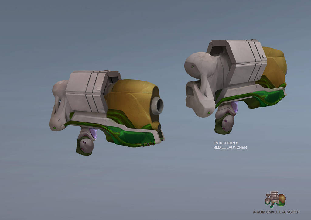 X-COMreboot Weapons SmallLauncher wip 110928 by ukitakumuki