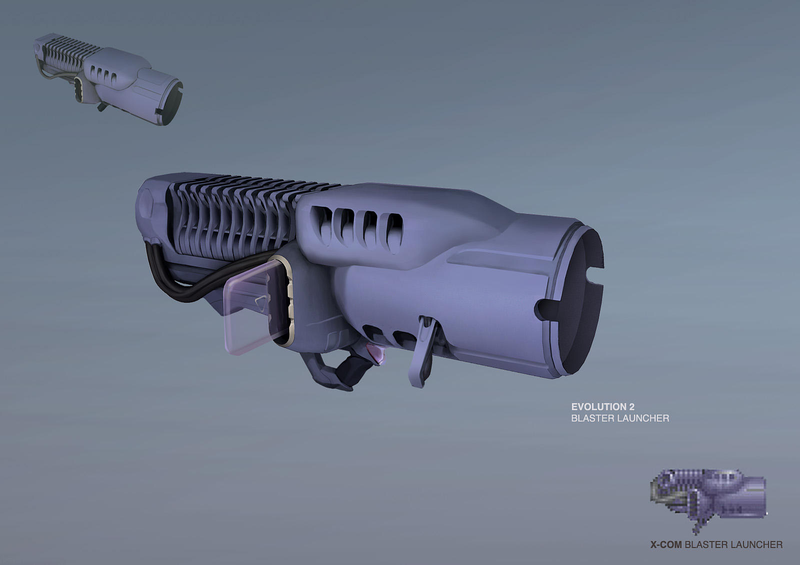 XCOM: DEEP RISING Blaster Launcher by ukitakumuki