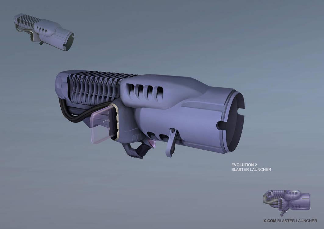 XCOM: DEEP RISING Blaster Launcher by ukitakumuki