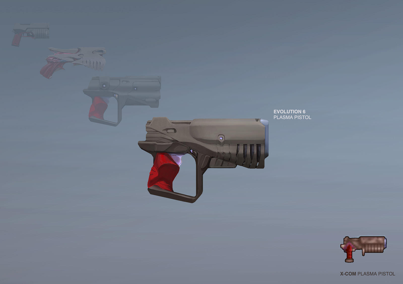 XCOM: DEEP RISING Plasma Pistol by ukitakumuki
