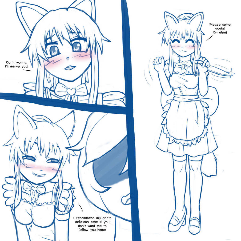 September 2018 Thank You - Yandere Fox Maid Myan by radstylix