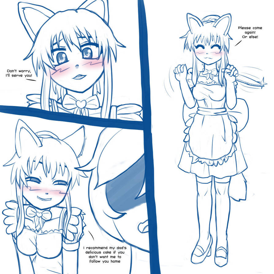 September 2018 Thank You - Yandere Fox Maid Myan by radstylix