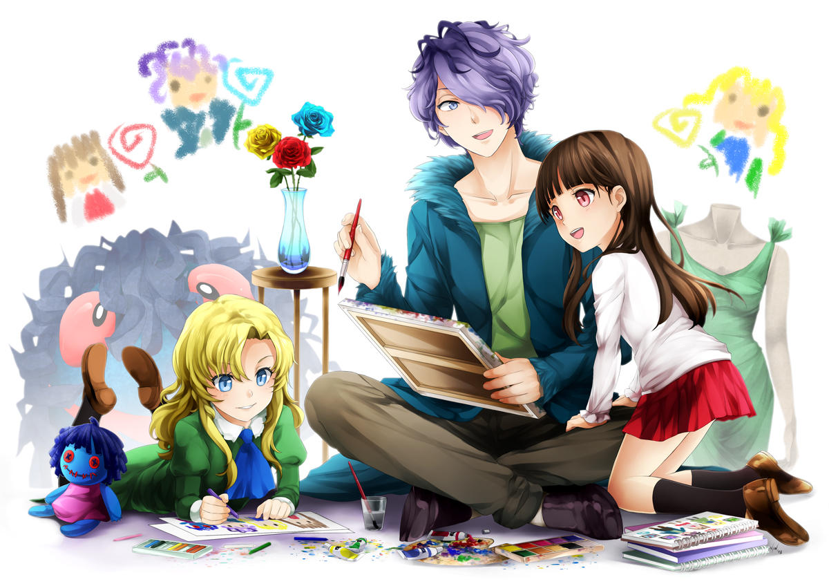 IMG - Ib collab artbook by Ninamo-chan