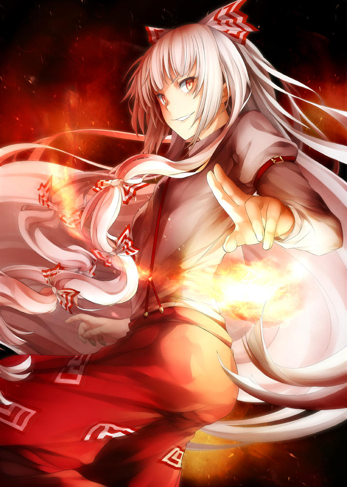 Fujiwara no Mokou - Touhou.net fanbook by Ninamo-chan