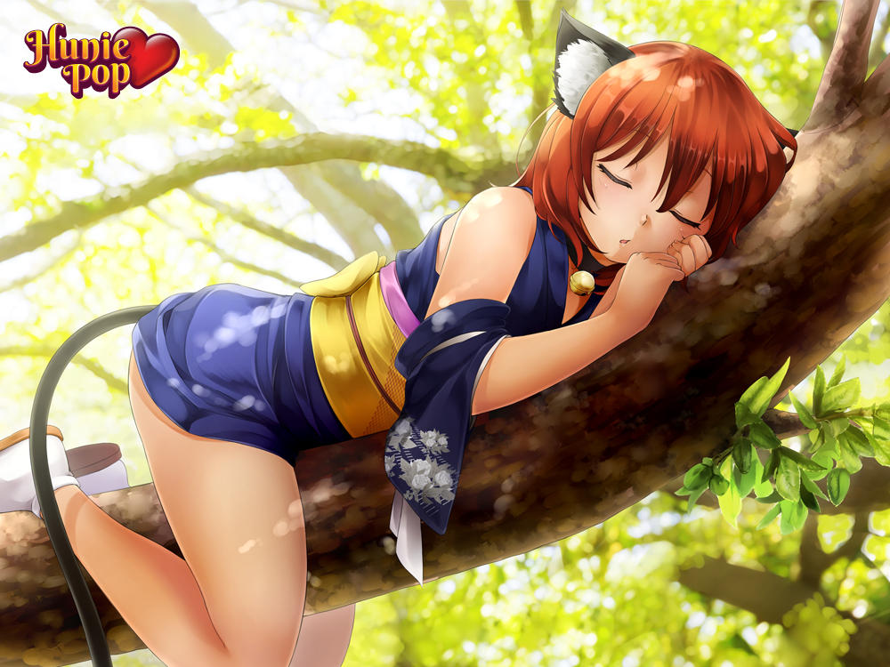 HuniePop: Momo napping by Ninamo-chan