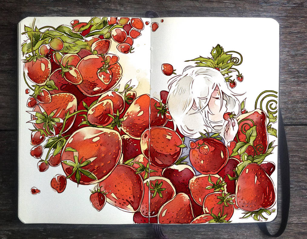 .: Strawberry Avalanche by Picolo-kun